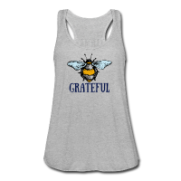 "CQ Original" Bee Grateful - Women's Flowy Tank Top by Bella