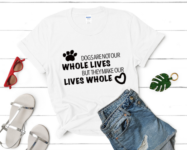 "CQ Original" Dogs make our lives whole! Unisex short sleeve t-shirt