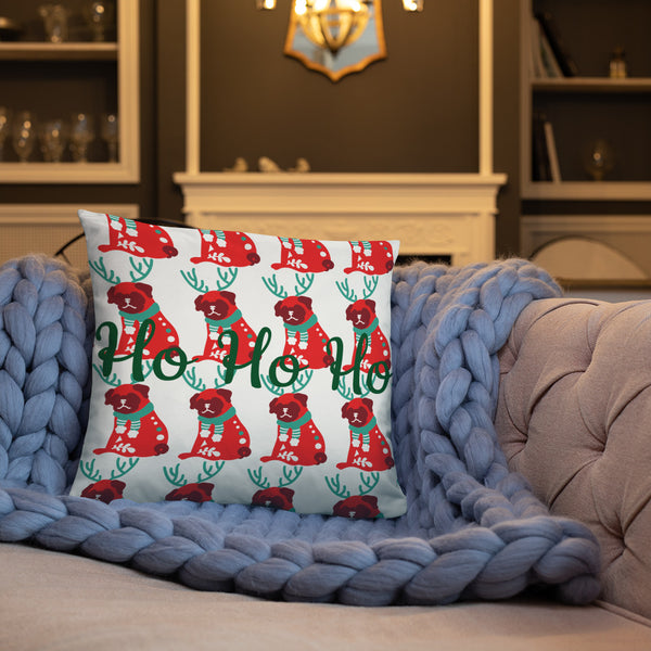 "CQ Original" The Dog Days of Holidays! - Throw Pillow