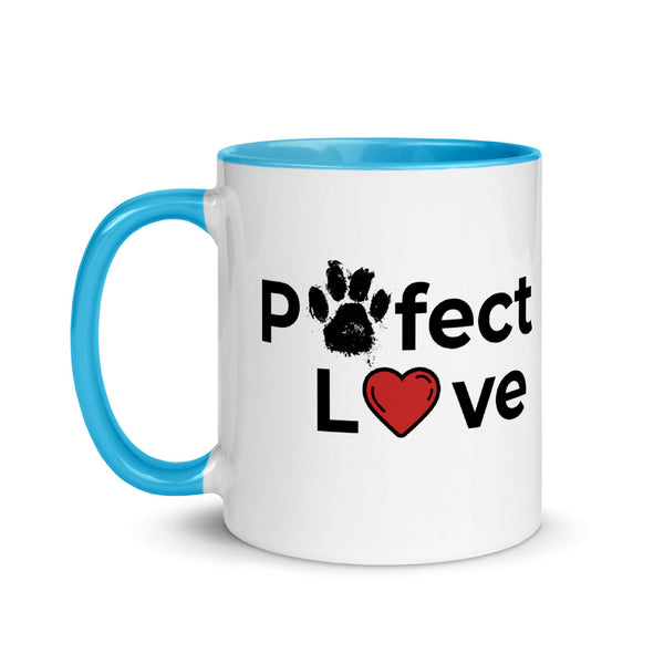 "CQ Original"  Pawfect Love - Mug with Color Inside