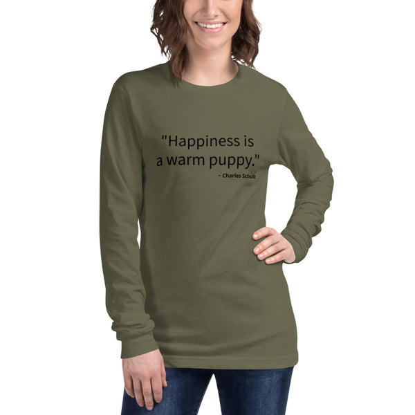 "CQ Original" Happiness is... Unisex Long Sleeve Tee