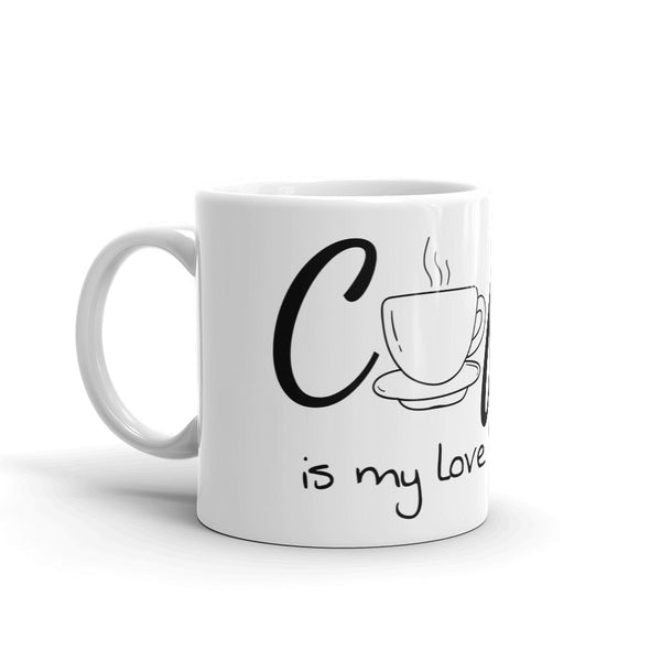 "CQ Original" Coffee is my love language - Coffee Mug