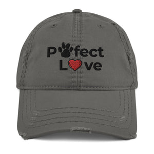 "CQ Original" Pawfect Love - Distressed Dad Hat