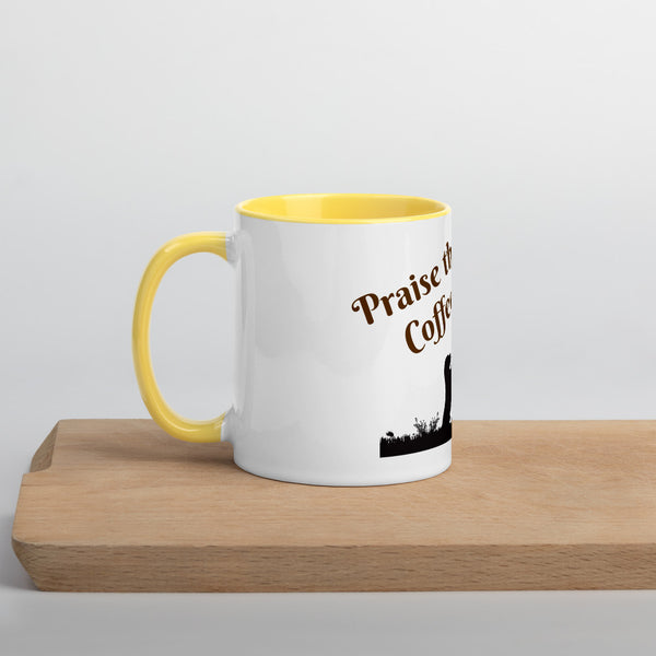 "CQ Original" Praise the Coffee!  - Mug with Color Inside