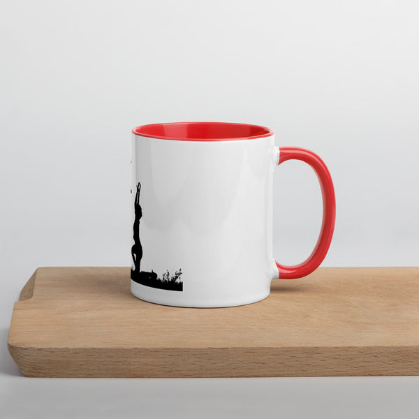 "CQ Original" Praise the Coffee!  - Mug with Color Inside