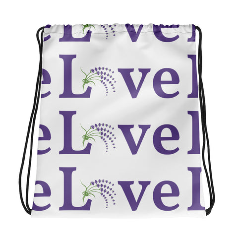 "CQ Original" Love - flowers, gardens, plants - Drawstring bag