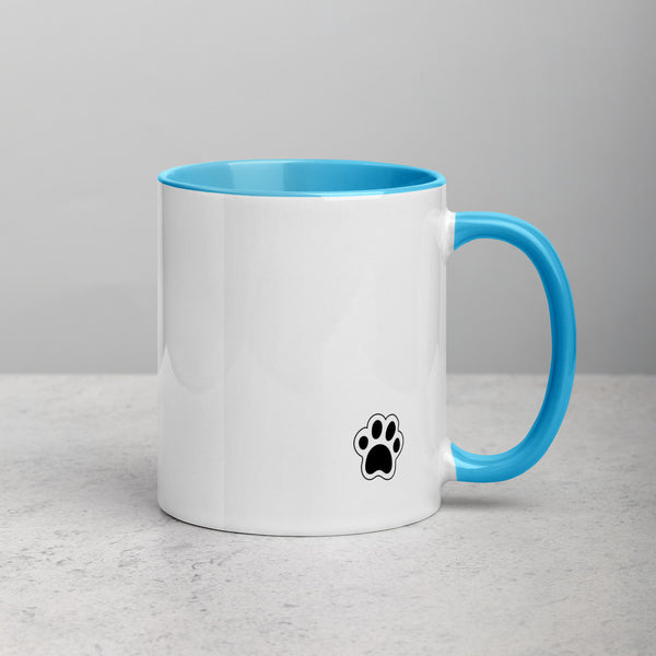 "CQ Original"  Paws off my Treats - Mug with Color Inside