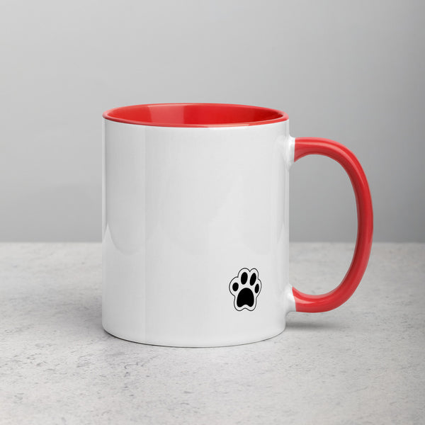 "CQ Original"  Paws off my Treats - Mug with Color Inside