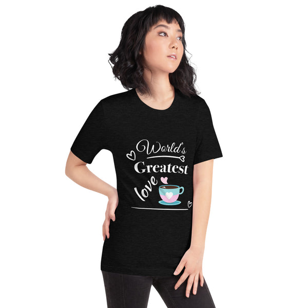 "CQ Original" Worlds greatest love - coffee. Short-Sleeve Unisex T-Shirt