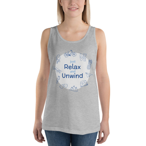 "CQ Original" just Relax and Unwind - unisex tank