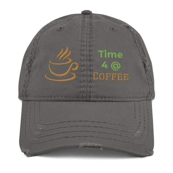 "CQ Original" Time 4 @ Coffee - Distressed Dad Hat