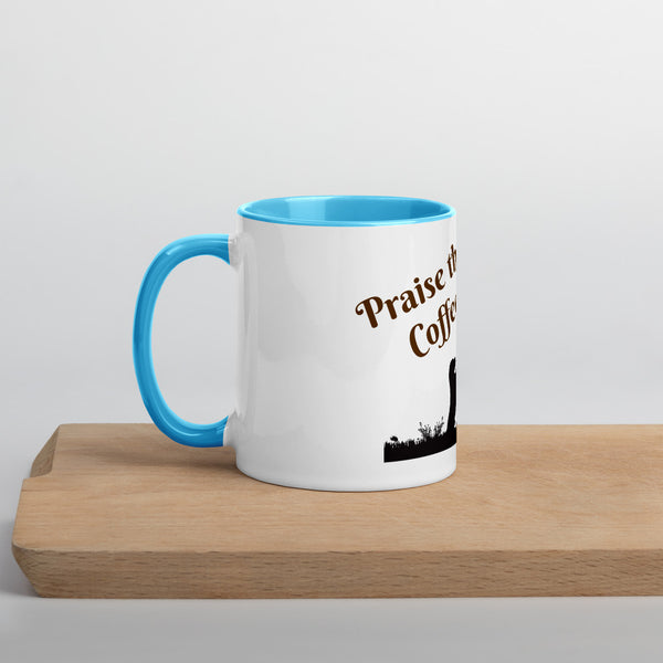 "CQ Original" Praise the Coffee!  - Mug with Color Inside