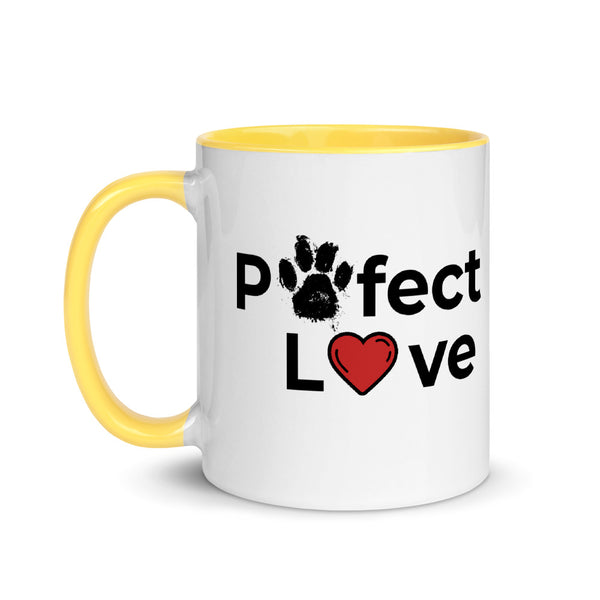 "CQ Original"  Pawfect Love - Mug with Color Inside