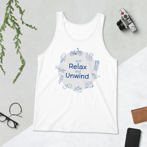 "CQ Original" just Relax and Unwind - unisex tank