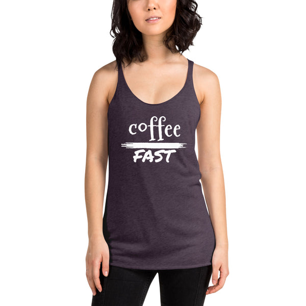 "CQ Original" Coffee / Fast Women's Racerback Tank