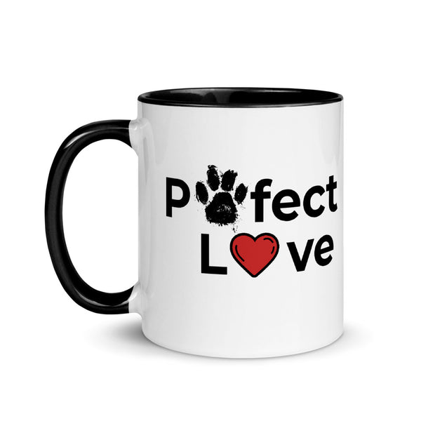 "CQ Original"  Pawfect Love - Mug with Color Inside