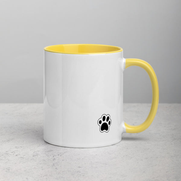 "CQ Original"  Paws off my Treats - Mug with Color Inside