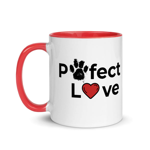 "CQ Original"  Pawfect Love - Mug with Color Inside