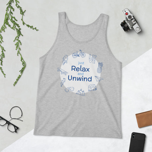 "CQ Original" just Relax and Unwind - unisex tank