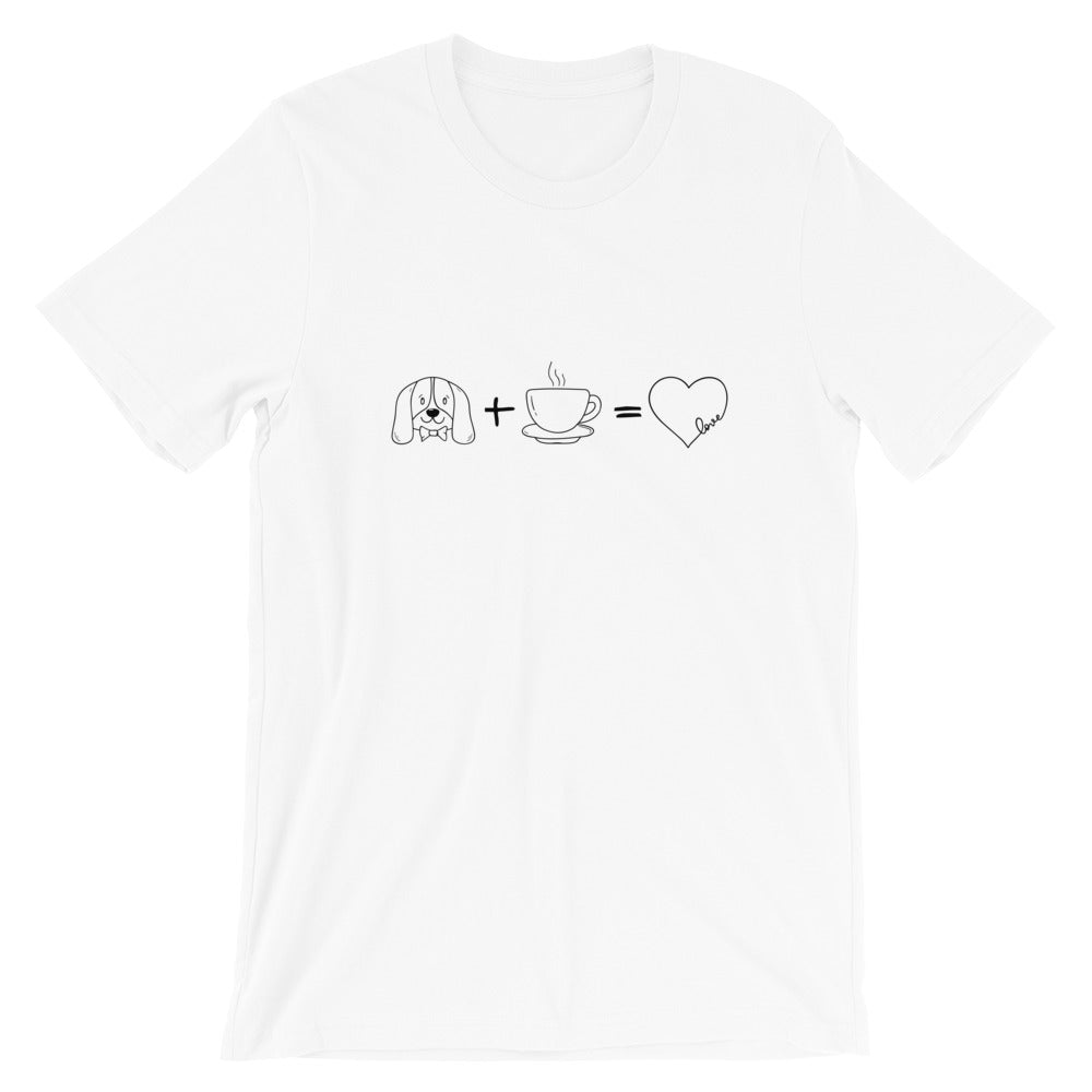 "CQ Original" Cold Noses & Hot Coffee Love  Short-Sleeve Unisex T-Shirt