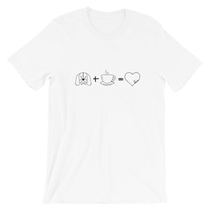 "CQ Original" Cold Noses & Hot Coffee Love  Short-Sleeve Unisex T-Shirt