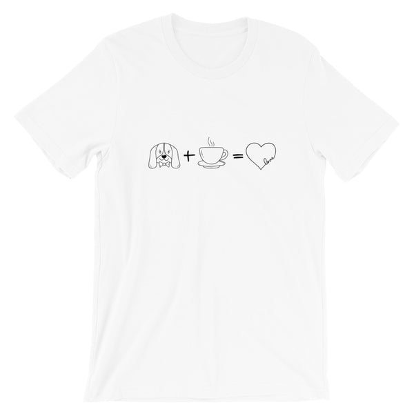 "CQ Original" Cold Noses & Hot Coffee Love  Short-Sleeve Unisex T-Shirt