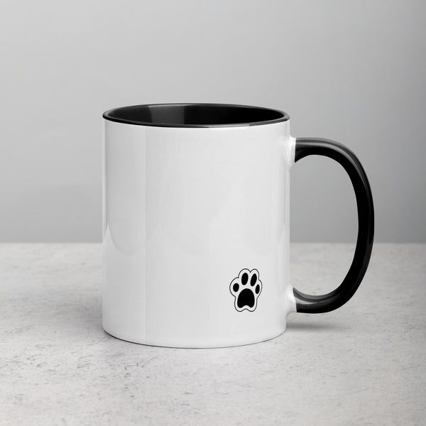 "CQ Original"  Paws off my Treats - Mug with Color Inside