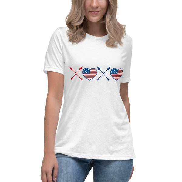 "CQ Original"  Holiday spirit - Memorial Day / July 4th - Women's Relaxed T-Shirt