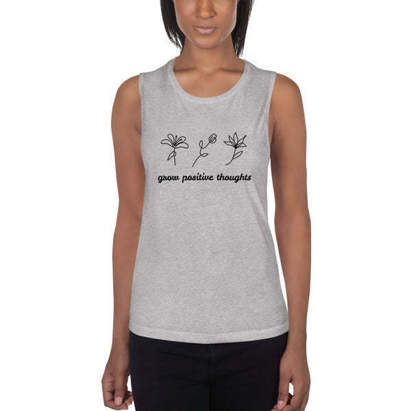 "CQ Original"  grow positive thoughts - Ladies’ Tank