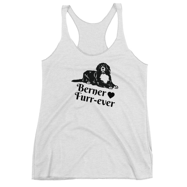 "CQ Original" Berner Furr-ever  Women's Racerback Tank