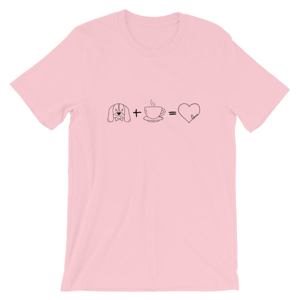 "CQ Original" Cold Noses & Hot Coffee Love  Short-Sleeve Unisex T-Shirt