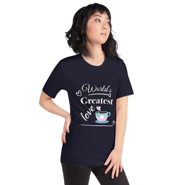 "CQ Original" Worlds greatest love - coffee. Short-Sleeve Unisex T-Shirt