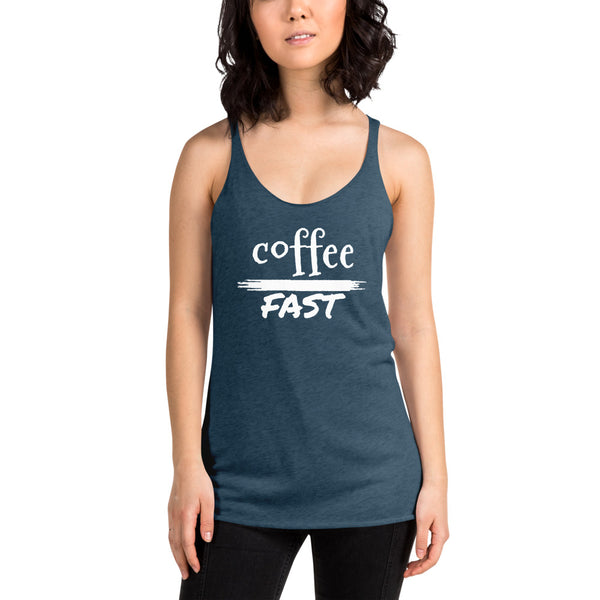 "CQ Original" Coffee / Fast Women's Racerback Tank