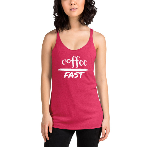 "CQ Original" Coffee / Fast Women's Racerback Tank