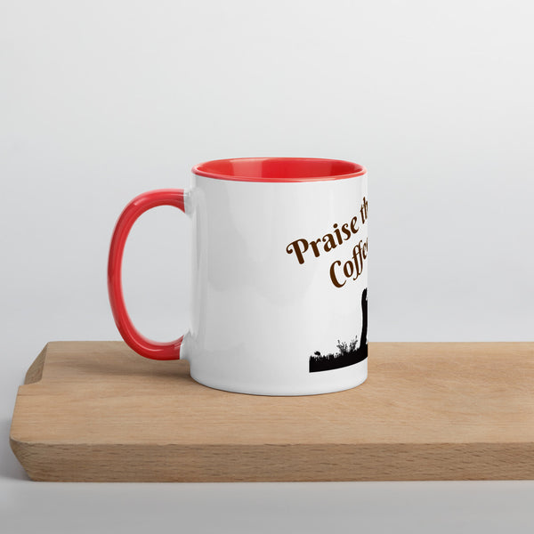 "CQ Original" Praise the Coffee!  - Mug with Color Inside