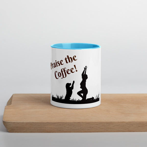 "CQ Original" Praise the Coffee!  - Mug with Color Inside