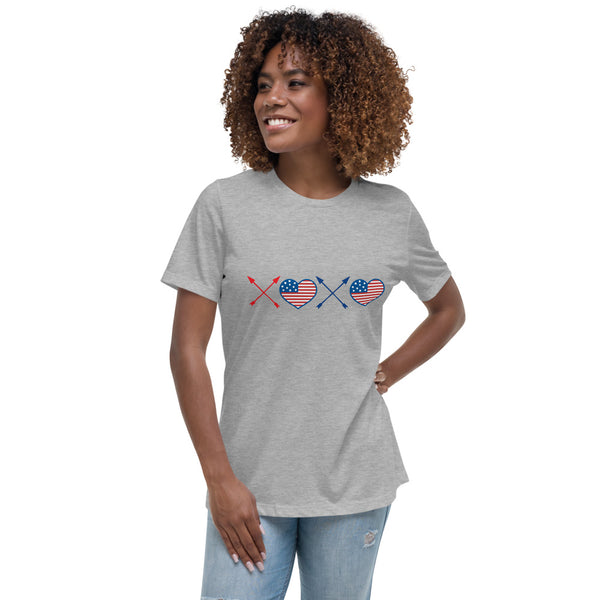 "CQ Original"  Holiday spirit - Memorial Day / July 4th - Women's Relaxed T-Shirt