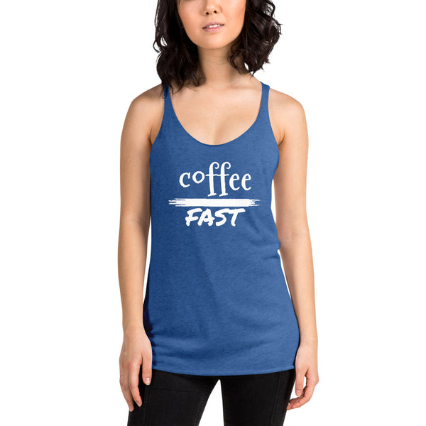 "CQ Original" Coffee / Fast Women's Racerback Tank