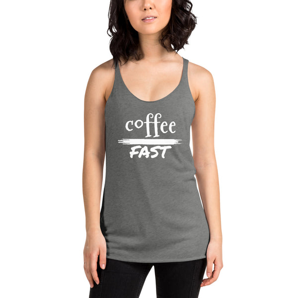 "CQ Original" Coffee / Fast Women's Racerback Tank