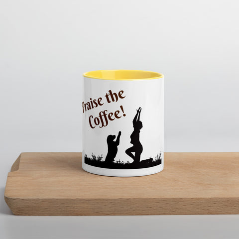 "CQ Original" Praise the Coffee!  - Mug with Color Inside