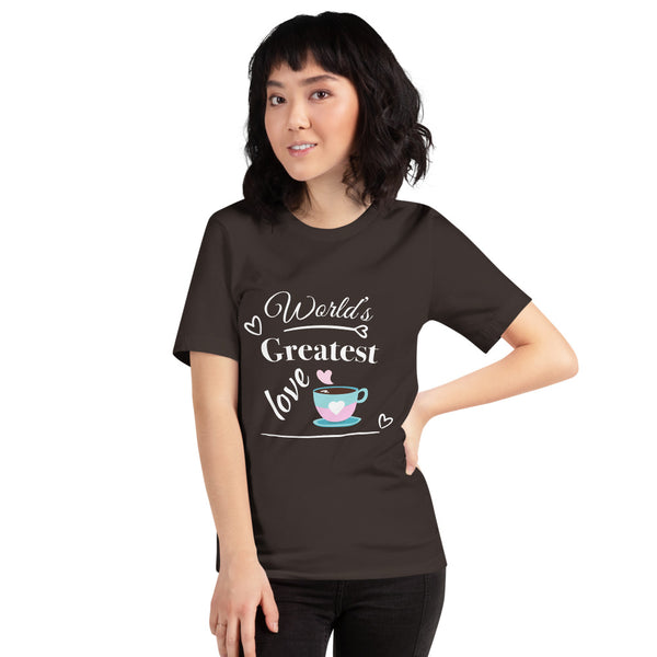 "CQ Original" Worlds greatest love - coffee. Short-Sleeve Unisex T-Shirt