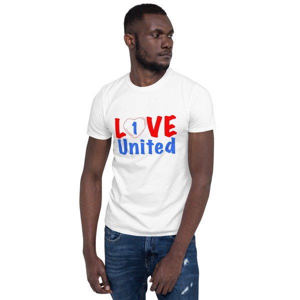 "CQ Original"   1 Love United - Men's short sleeve t-shirt