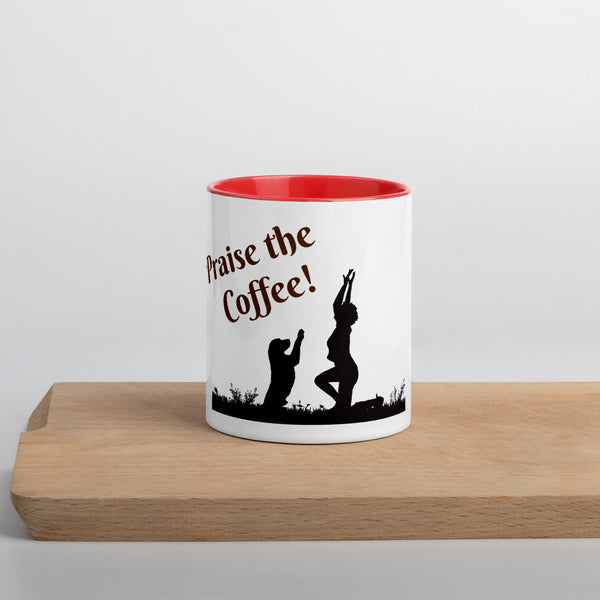 "CQ Original" Praise the Coffee!  - Mug with Color Inside