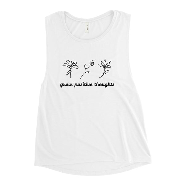 "CQ Original"  grow positive thoughts - Ladies’ Tank