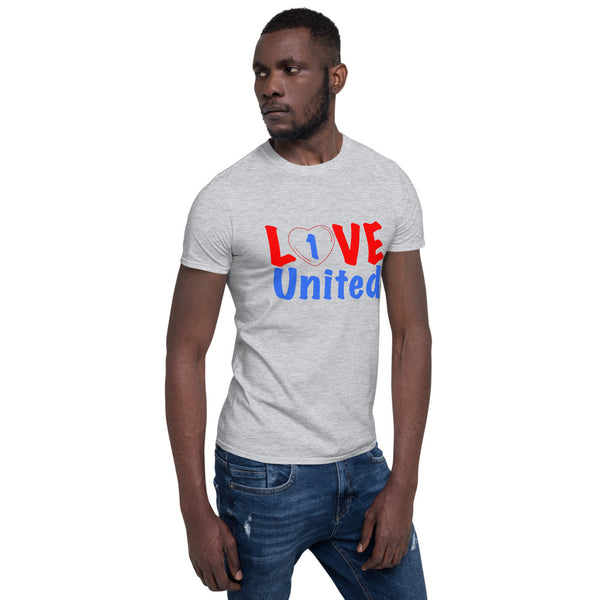 "CQ Original"   1 Love United - Men's short sleeve t-shirt