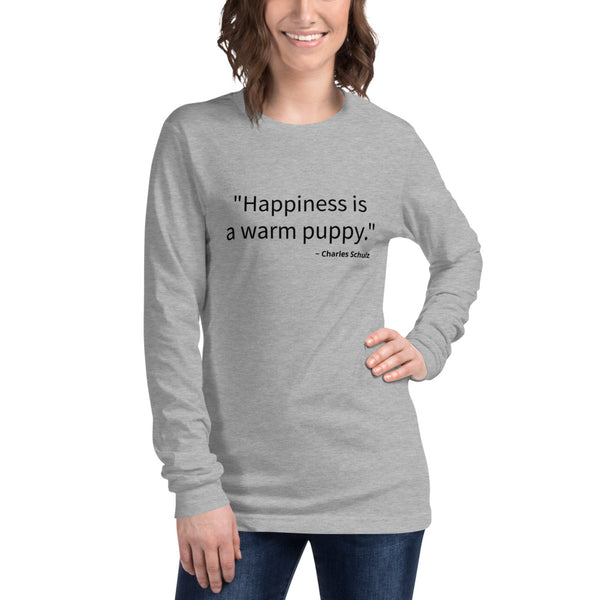 "CQ Original" Happiness is... Unisex Long Sleeve Tee