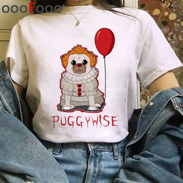 New Dogs Funny Cartoon T Shirt Women