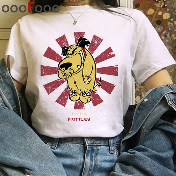 New Dogs Funny Cartoon T Shirt Women