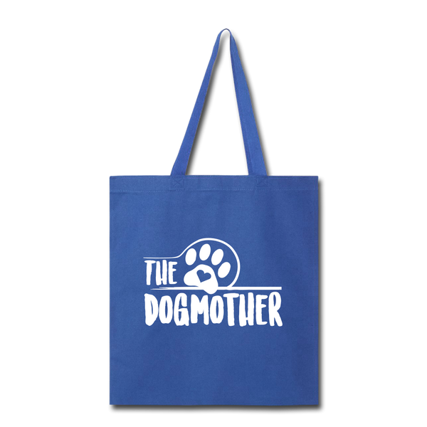 Tote Bag - The DOGMOTHER - royal blue