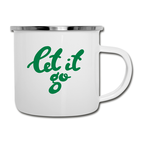 "CQ Original" - Let it Go! Camper Mug - white